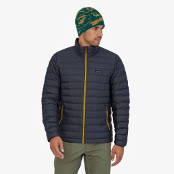 Patagonia - Men's Down Sweater Jacket - Smolder Blue w/Textile Green Patagonia Clothing