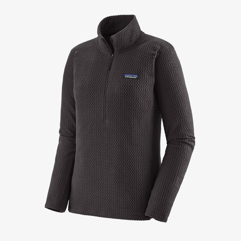 Patagonia Veste Polaire à col zippé R1® Air pour femmes - Noir Patagonia Vêtements