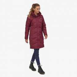 Patagonia Down With It Parka for women - Chicory Red Patagonia Women's