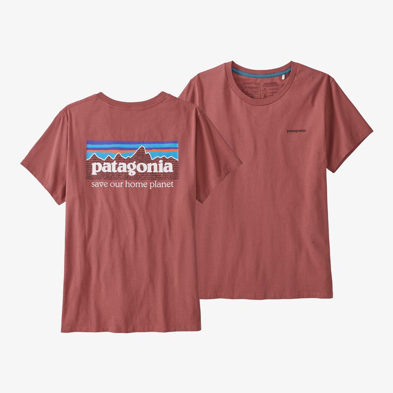 Patagonia Women's P-6 Mission Organic T-Shirt - Rosehip Patagonia Clothing