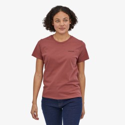 Patagonia T-Shirt P-6 Mission Organique pour femme - Rose Patagonia Vêtements