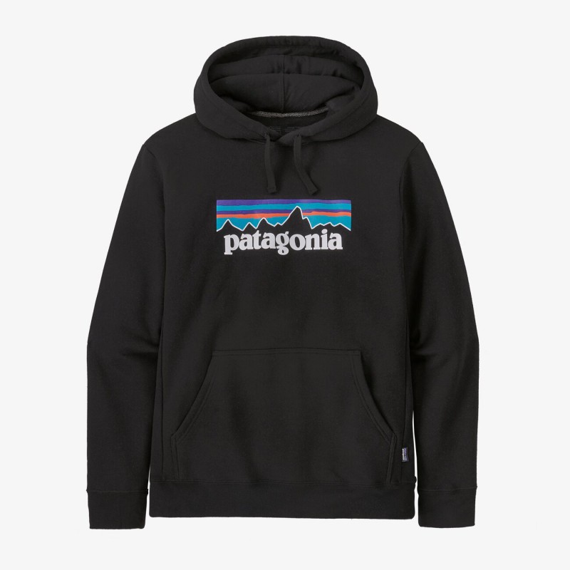 Patagonia : Pull-over P-6 Logo « Uprisal Hoody » pour Homme - Noir Patagonia Hauts