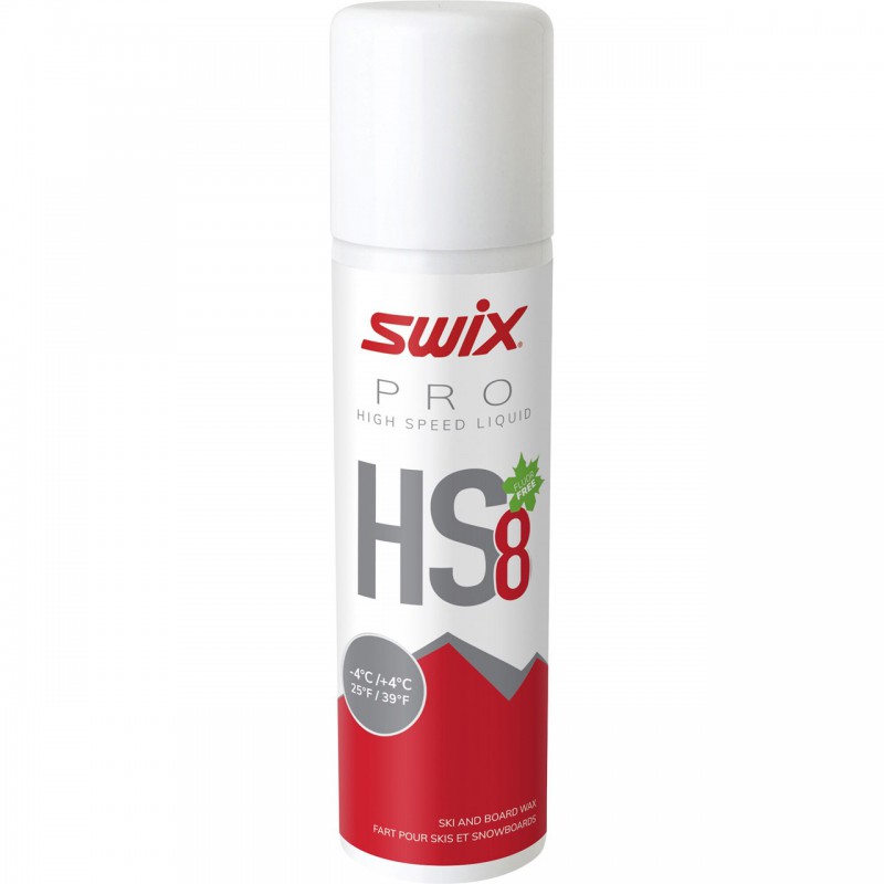 Swix HS8 liquid red -4/+4 C 125ml Swix Ski tuning & wax