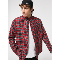 Oakley podium plaid flannel red/black check OAKLEY Clothing