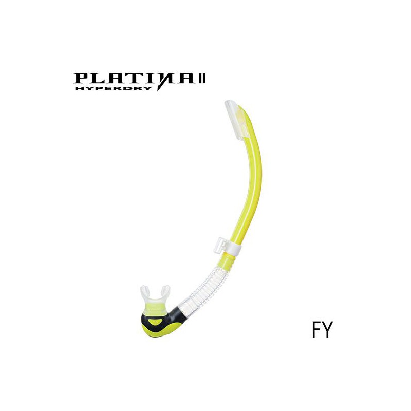 Tusa Platina II Snorkel Yellow Tusa Snorkel