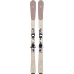 women's 7 or 8 ski boots 142 cm Rossignol PMC skis bindings optional poles 