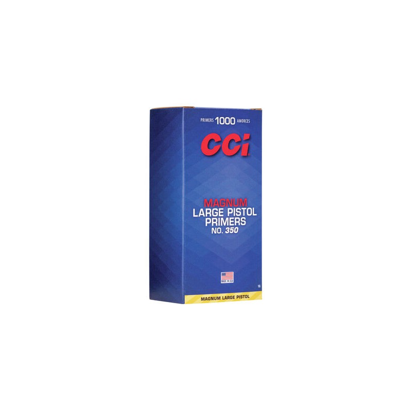 CCI Large Pistol Magnum Primer no 350 CCI Amorce