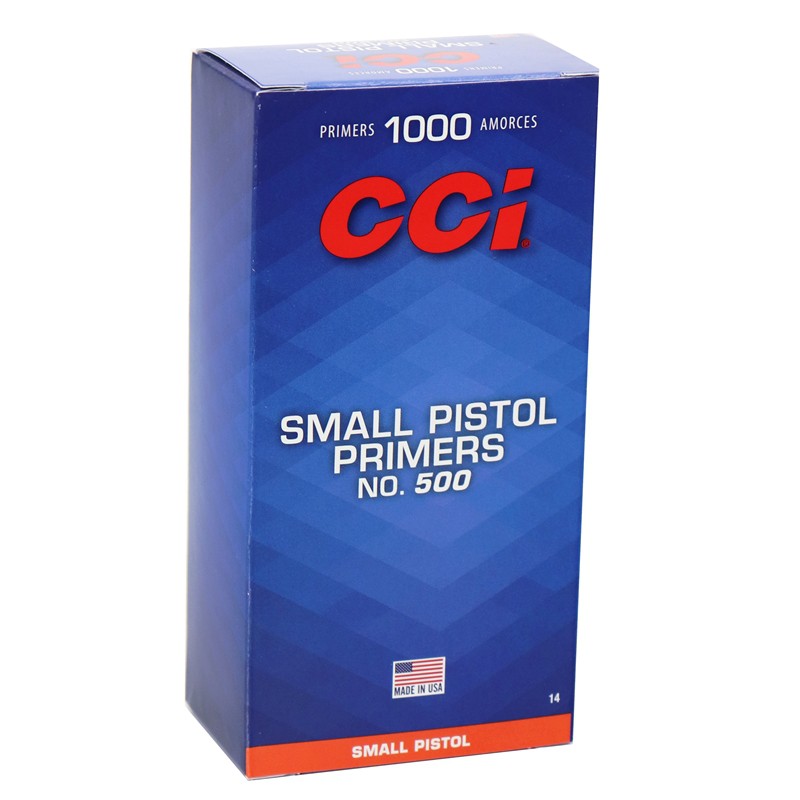 CCI Primer 500 small pistol CCI Primer