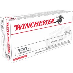 Winchester USA 300 Blackout 125 gr Open Tip Winchester Ammunition Winchester
