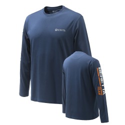 Beretta Team L/S T-shirt Eclipse Blue Beretta Shooting Clothing