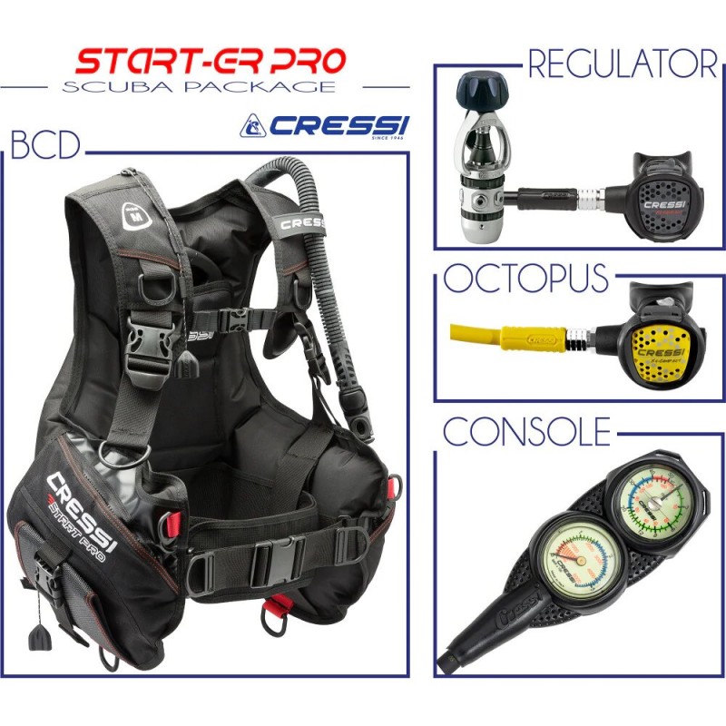 Cressi Start-Er Pro Package Pre-order Cressi Scuba diving kit