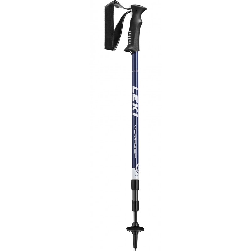 Leki Voyager Dark Blue/White 110-145 cm LEKI Ski Poles