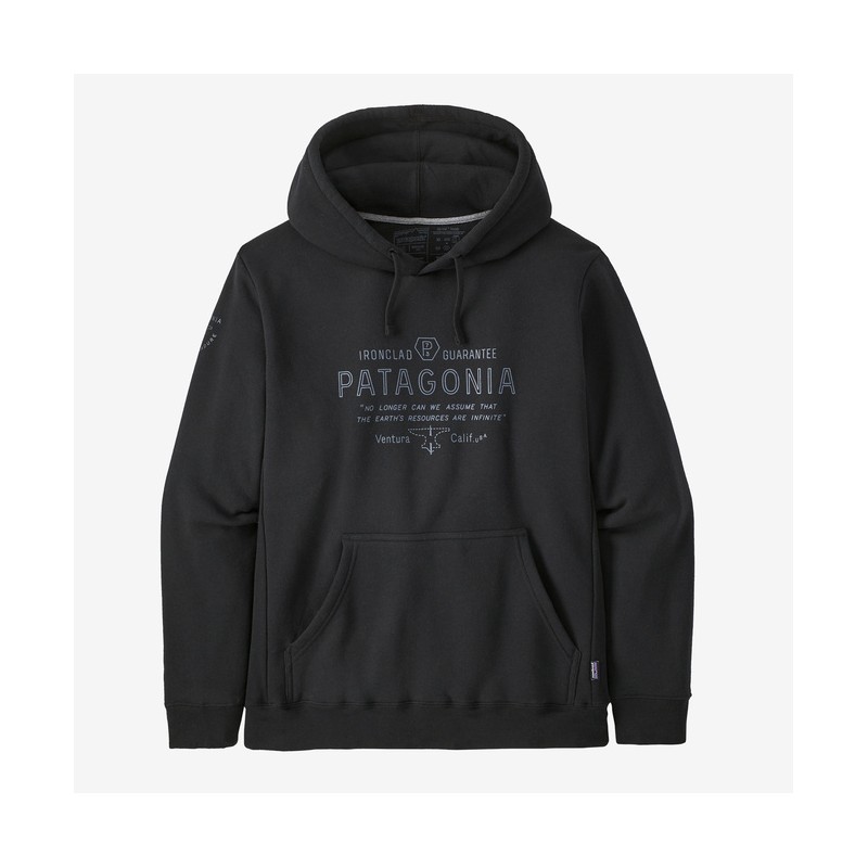 Patagonia : Men's Forge Mark Uprisal Hoody - Black Patagonia Clothing