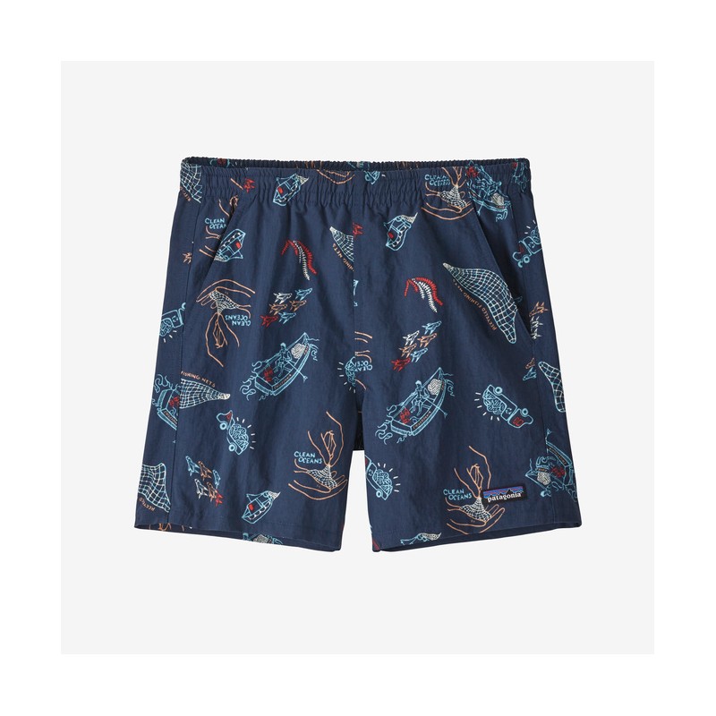 Patagonia Women's Baggies™ Shorts - 5" - Clean Currents: Tidepool Blue - XXL Patagonia Clothing