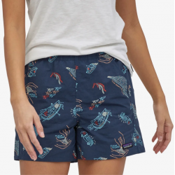 Patagonia Women's Baggies™ Shorts - 5" - Clean Currents: Tidepool Blue - XXL Patagonia Clothing