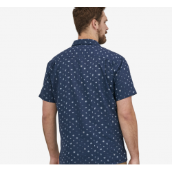 Patagonia Men's Back Step Shirt - River Symbols: Stone Blue Patagonia Clothing