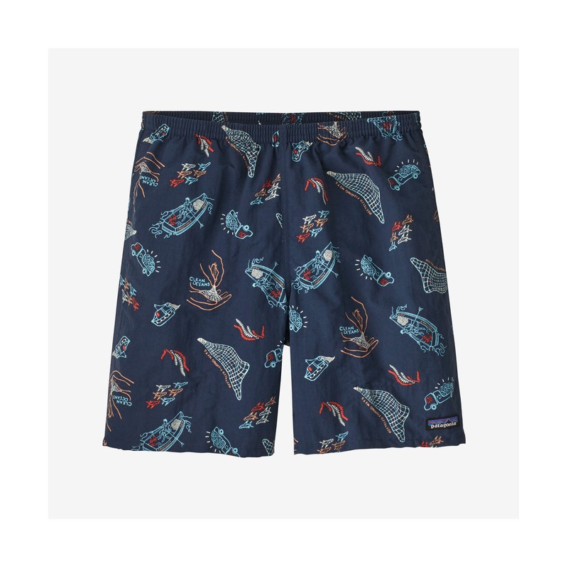 Patagonia Short Long Baggies™ pour homme - 7" - Bleu Tidepool Patagonia Vêtements