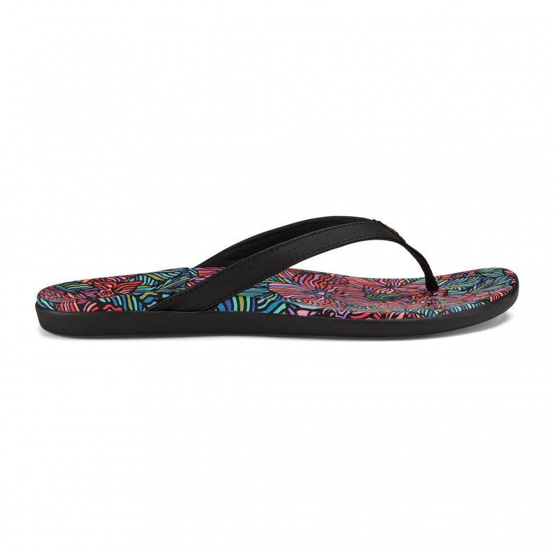 Olukai Ho'opio Hau Pour Femmes Onyx/hau Olukai Chaussures sport et sandales