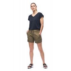 Indyeva - Sahra Regular Waist Shorts - Woven Stretch - Dark Topaz Indyeva Clothing