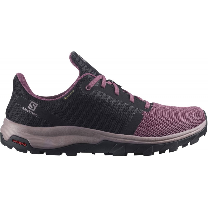 Salomon outbound prism GTX Femme Tulipe/Noir Salomon Chassures de randonné