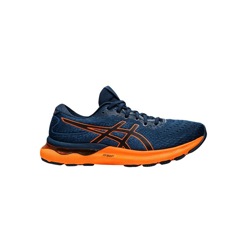 Asics gel nimbus 24 Homme Bleu/Orange Asics Souliers de course