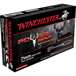 Winchester Power Max 7mm Rem Mag 150 gr PHP Winchester Ammunition Winchester