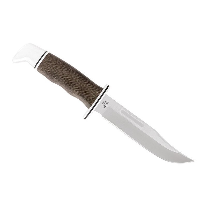 Buck special pro green canvas micarta HDL Buck Knife Couteaux