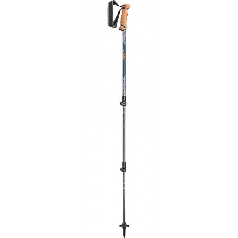 Leki Anthracite/Orange 100-135 Legacy Lite LEKI Ski Poles