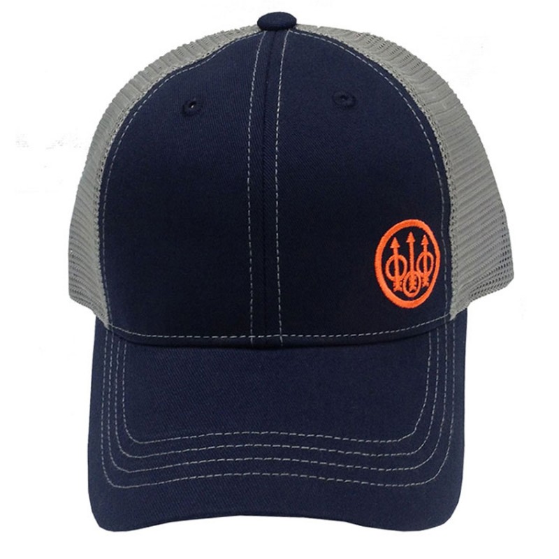 Beretta Offset Logo Trucker Navy Cap Beretta Clothing