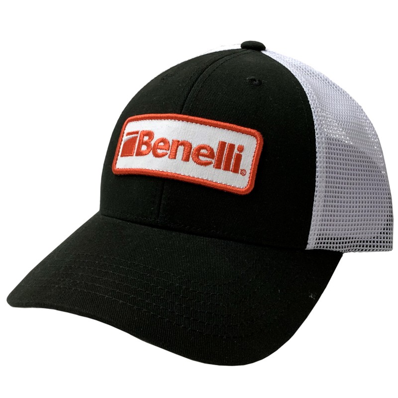 Benelli Casquette Trucker Noir & Blanche Benelli Vêtements de chasse