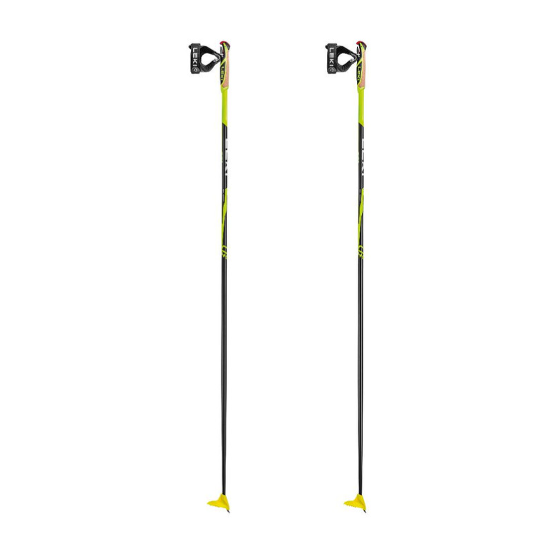 Leki Neon Jaune/Noir Bâton de Ski LEKI Bâtons de Ski