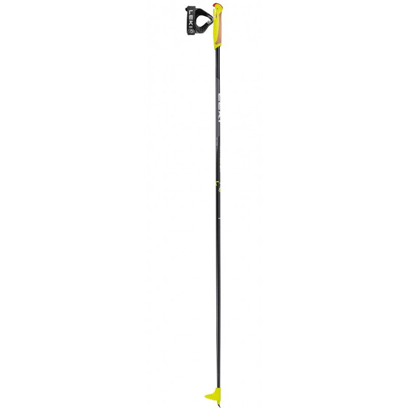 Leki XTA 5.5 Neon Noir/Jaune LEKI Bâtons de Ski