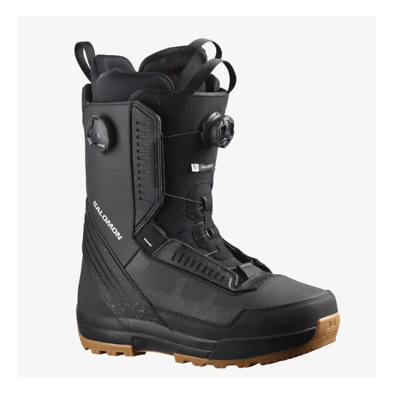 Salomon Malamute Dual Boa Bottes de Snow Noire Salomon Bottes de planche à neige