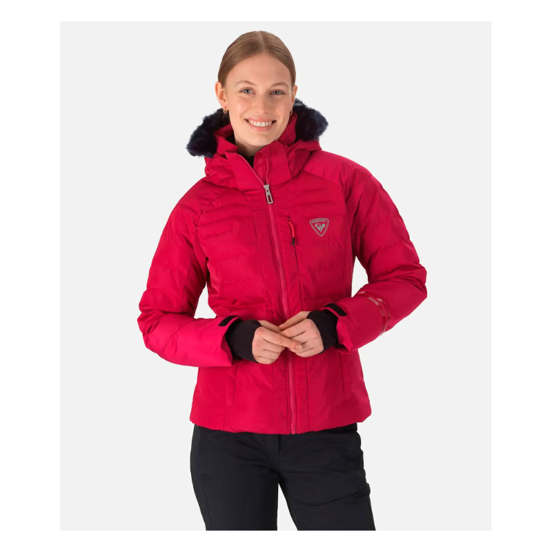 Rossignol Women Rapide pearly Jacket Cherry Size (Clothing) Large