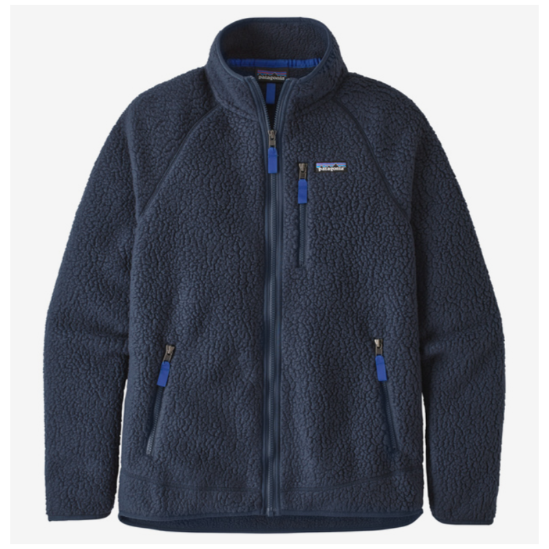 Patagonia - Jacket Retro Pile pour hommes - Bleu Marin Patagonia Manteaux et Vestes