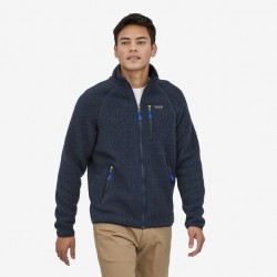 Patagonia - Jacket Retro Pile pour hommes - Bleu Marin Patagonia Manteaux et Vestes