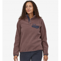 Patagonia Women's Light Weight Synchilla ® Snap-T® Fleece Pullover - Dusky  Brown Size (Clothing) Large