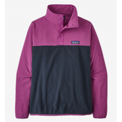 Patagonia - Polaire Micro-D Snap-T pour femmes - Rose et bleu Patagonia Manteaux et vestes