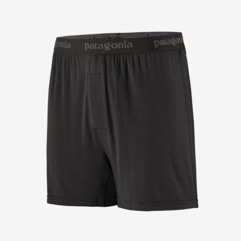 Patagonia - Men's Essential Boxers - 4½" - Black Patagonia Home