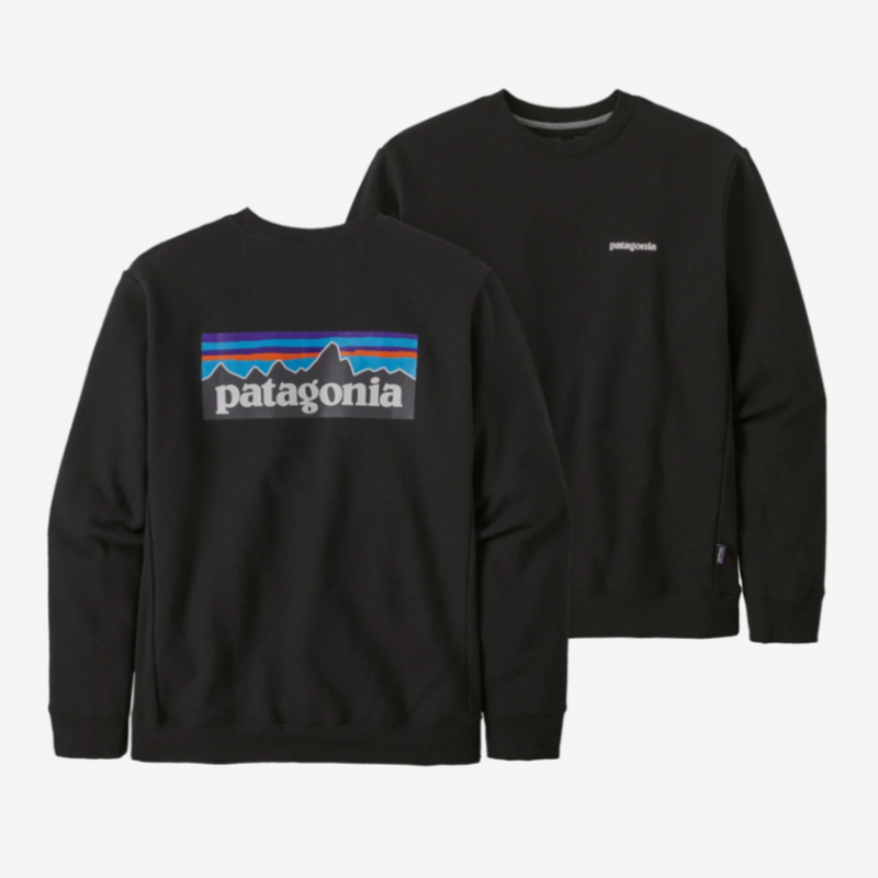 Patagonia - Sweat-Shirt P-6 Logo Uprisal Crew - Noir Patagonia Vêtements