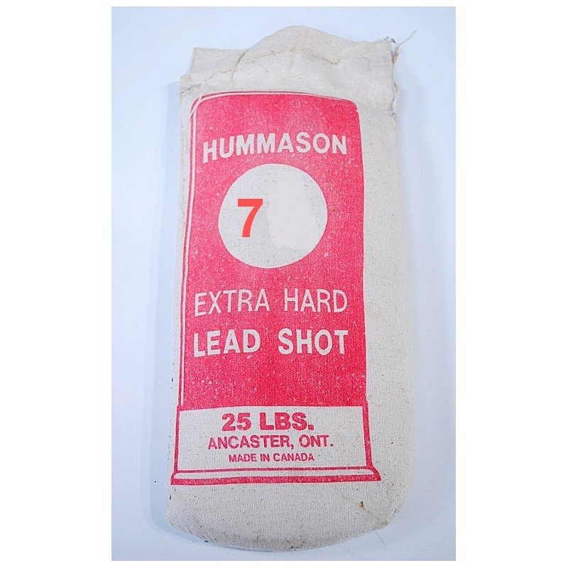 Hummason Lead Shot No.7 bag/25lbs  Shot