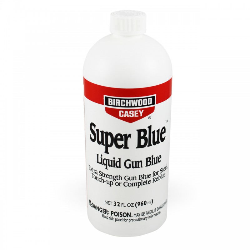 Birchwood Casey Super Blue liquide bleue pour arme à feu 32oz /960 ml Birchwood Casey Nettoyage d'arme à feu