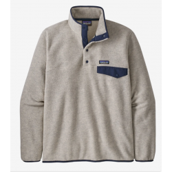 Patagonia - Pull en molleton léger Synchilla® Snap-T® pour homme - Farine d'avoine Patagonia Vêtements