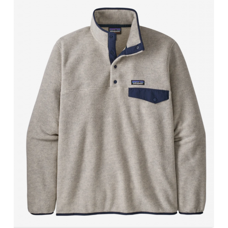 Patagonia - Men's Lightweight Synchilla® Snap-T® Fleece Pullover - Oatmeal Heather Patagonia Clothing