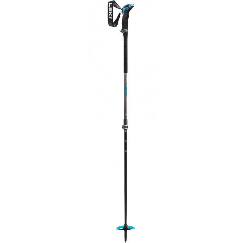 Leki Guide Lite Black/Petrol Adjustable Pole Sporteque