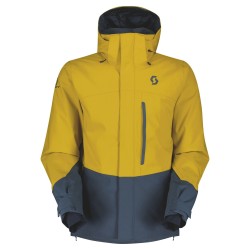 Scott Manteau Pour Homme Ultimate Dryo 10 Mellow Jaune/Bleu Metal Scott Manteaux et Vestes