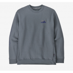 Patagonia : 73 Skyline Uprisal Crew Sweatshirt - Plume Grey Patagonia Clothing