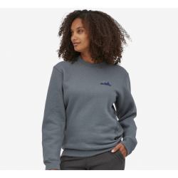 Patagonia : 73 Skyline Uprisal Crew Sweatshirt - Plume Grey Patagonia Clothing