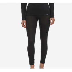 Patagonia: Women's Capilene® Thermal Weight Bottoms - Black Patagonia Clothing