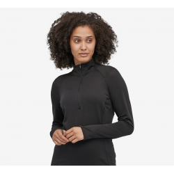 Patagonia : Women's Capilene® Thermal Weight Zip-Neck - Black Patagonia Patagonia